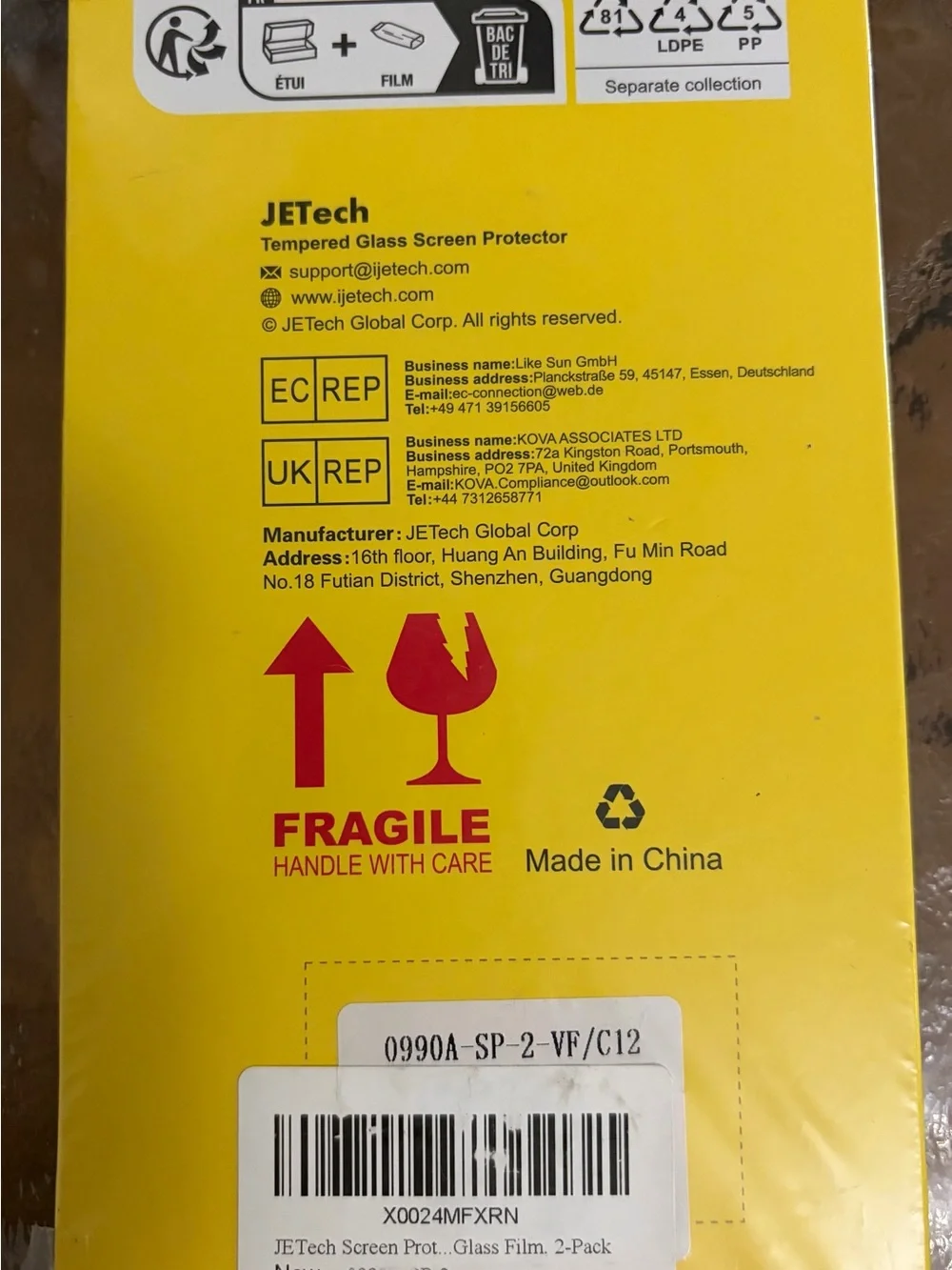 Tempered Glass Screen Protector For IPhone 8 Plus/ 7 Plus